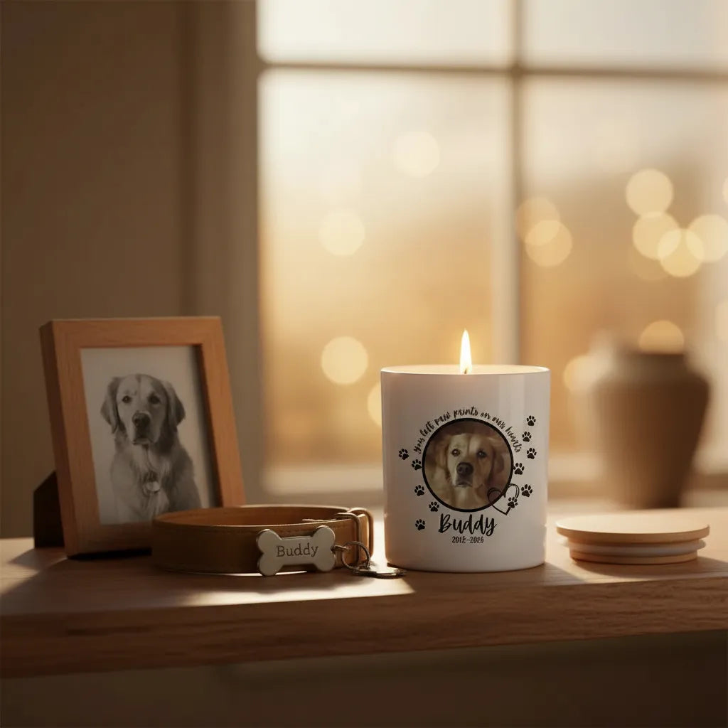 Pet Memorial Candles — Personalised Remembrance for Dogs, Cats & Pets