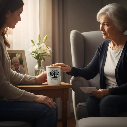 Tree of Life Memorial Candle – Personalised Remembrance Gift with Custom Name & Dates