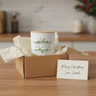 Personalised “Merry Christmas Botanical” Candle – Custom Names