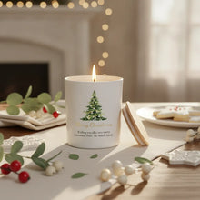 Personalised “Christmas Tree” Candle – Add Your Message