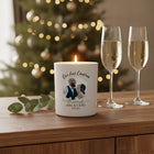 Our First Christmas Married Personalised Photo Candle