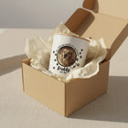 Pet Memorial Candle – 'Paw Prints on Our Hearts' Personalised Photo Tribute with Name & Dates