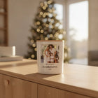 Personalised Family Christmas Photo Candle