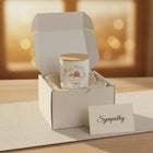 Personalised Pet Watercolour Memorial Candle – Custom Photo & Message