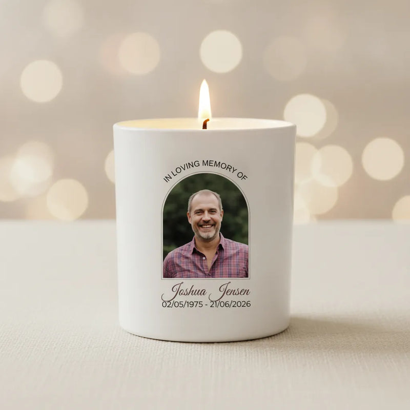 Timeless Arch Memorial Candle