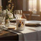 AI Cartoon Style Personalised Candle – Custom Photo Illustration with Text