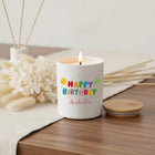 Personalised “Happy Birthday Balloons” Candle – Custom Name