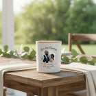 Our First Christmas Married Personalised Photo Candle