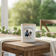 Our First Christmas Married Personalised Photo Candle