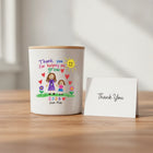 Thank You Teacher Artwork Candle