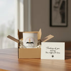 Rainbow Bridge Pet Memorial Candle – Personalised Remembrance Gift with Dog Breed, Name & Dates