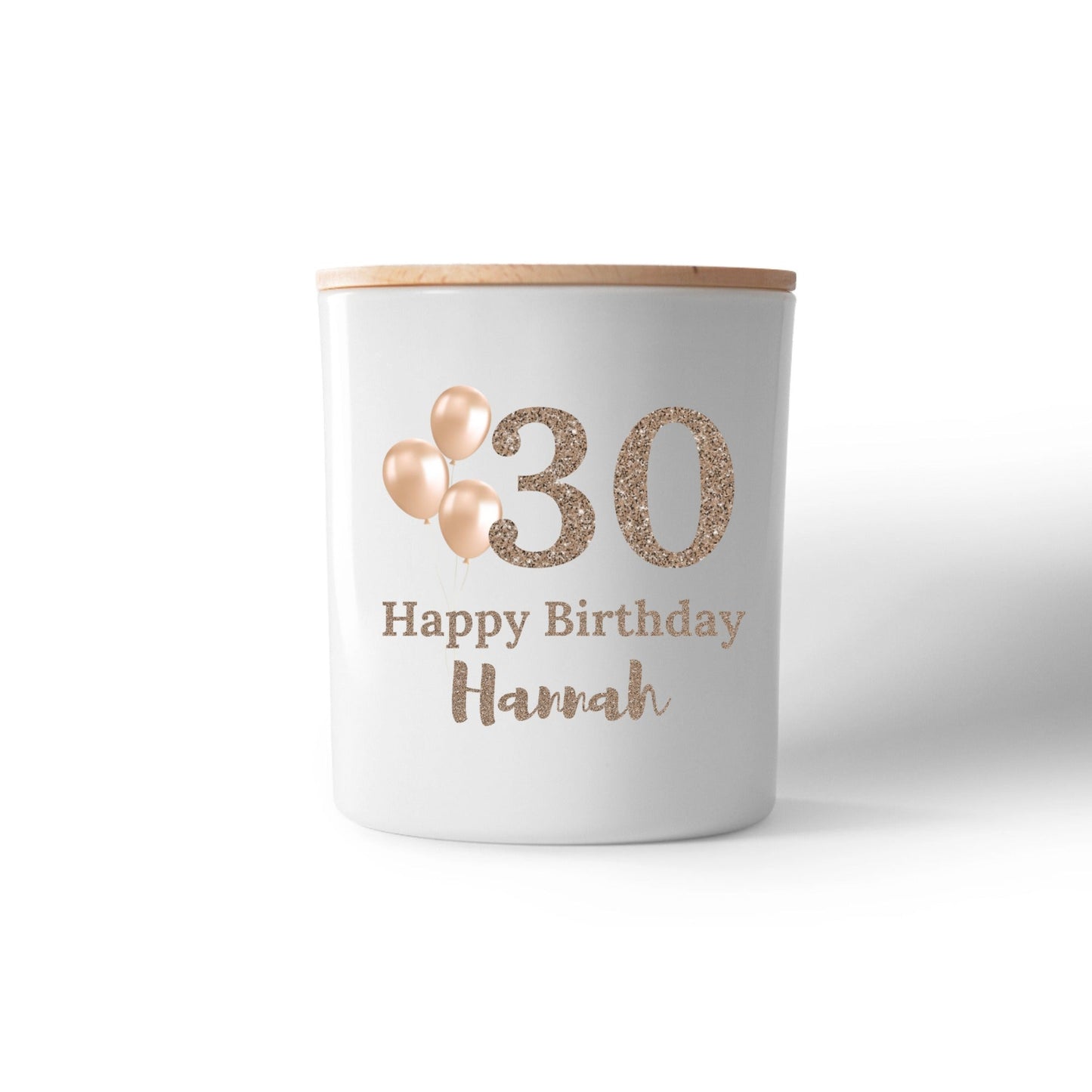 Personalised “Milestone Birthday” Candle – Custom Age & Name