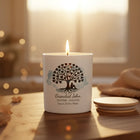Tree of Life Memorial Candle – Personalised Remembrance Gift with Custom Name & Dates