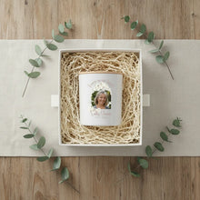 Floral Memorial Photo Candle