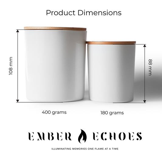 Sunset Lovers Personalised Candle – Custom Couple Gift with Choice of Silhouettes