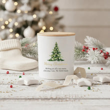 Personalised “Christmas Tree” Candle – Add Your Message